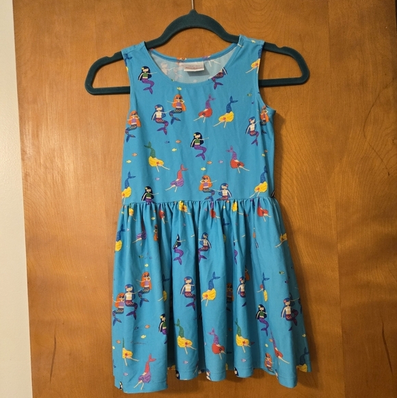 Hanna Andersson Other - Hanna Andersson Sunblock Swim Dress Turquoise Sea Mermaid Print 10